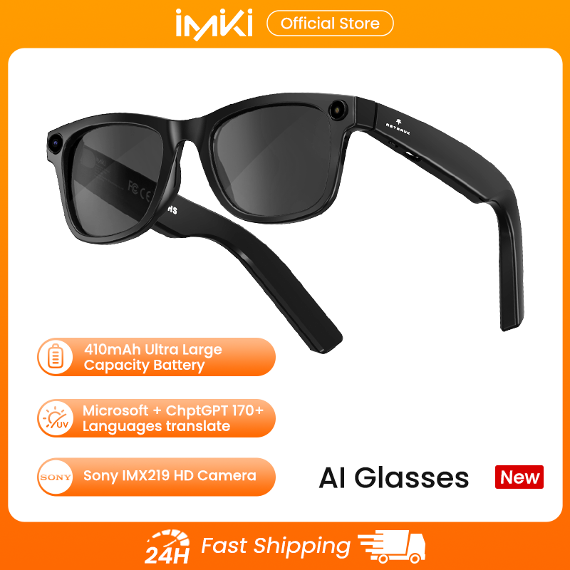 Smart Glasses Lens - แว่นตาอัจฉริยะ IMIKI Ai กล้อง 4K 800W