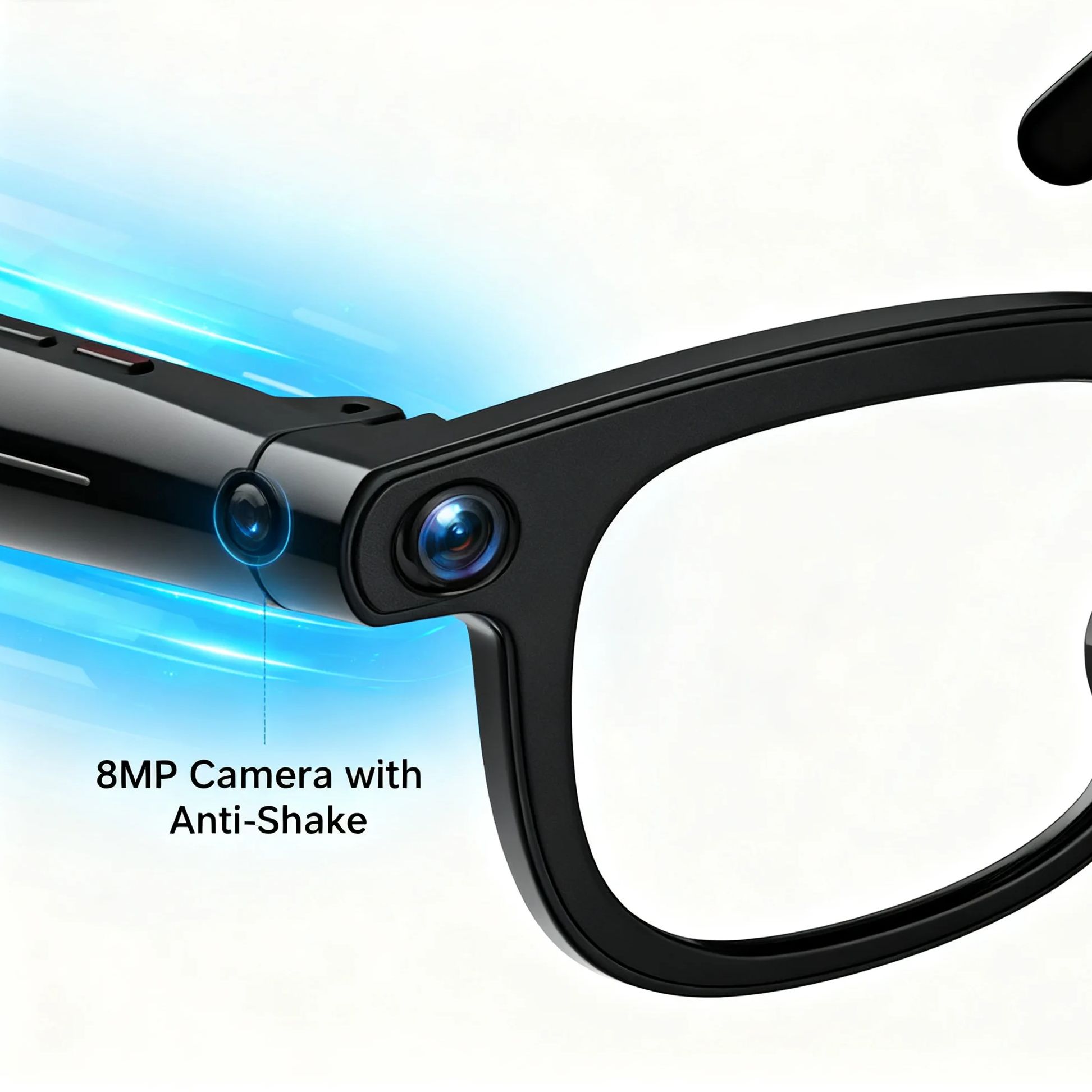 Smart Glasses Lens - แว่นตาอัจฉริยะ V3 AI พร้อม ChatGPT, กล้อง