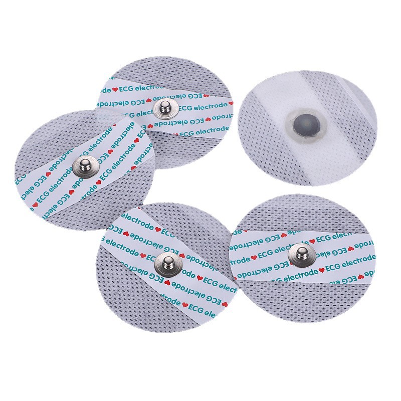 Ecg Patch Monitor - แผ่นอิเล็กโทรด ECG แบบใช้แล้วทิ้ง 50 ชิ้น แบบไม่ทอ