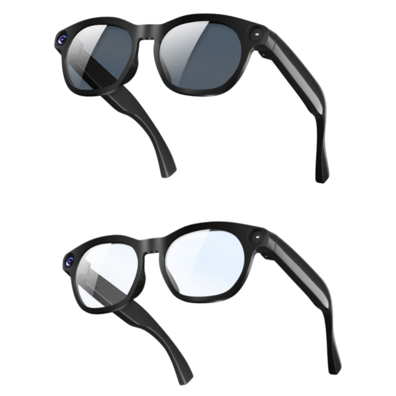 Smart Glasses Lens - แว่นตาอัจฉริยะ AI CY03 ถ่ายภาพและวิดีโอความละเอียด 8MP HD