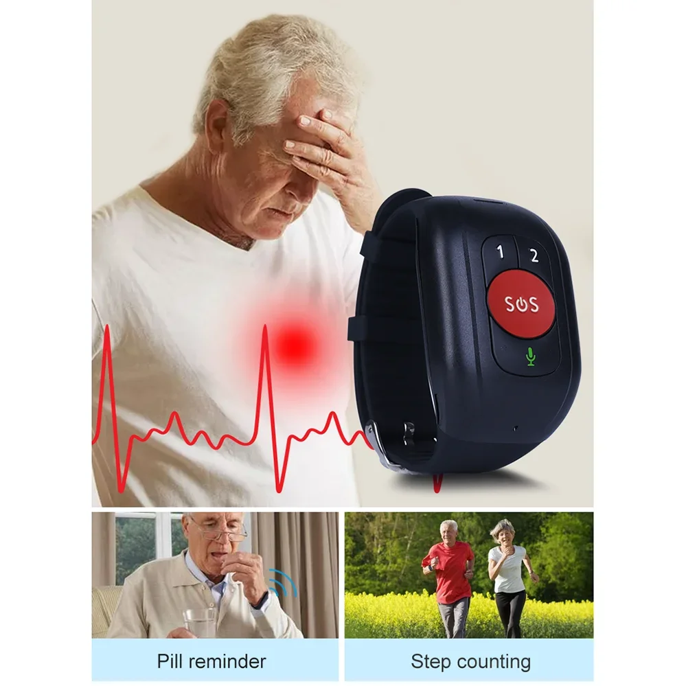นาฬิกาอัจฉริยะสำหรับผู้สูงอายุ - Fall Detection Watch บทวิจารณ์และราคา