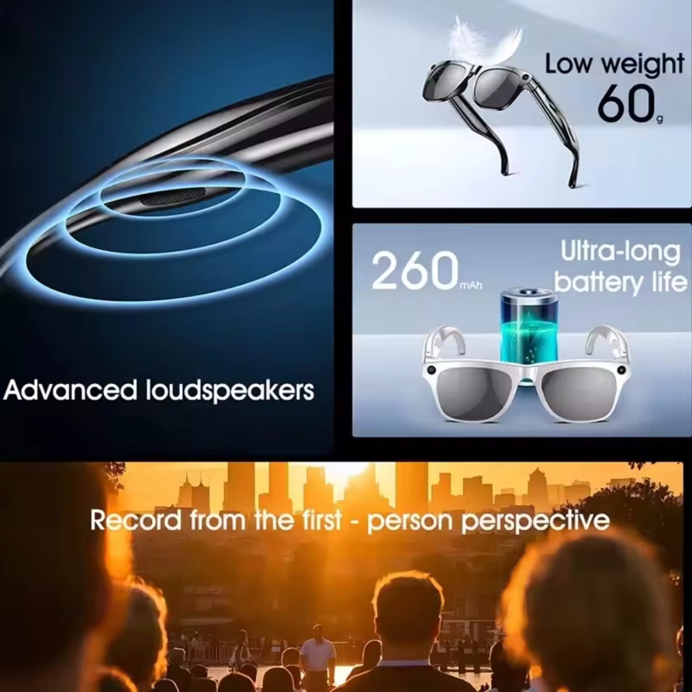 แว่นตาอัจฉริยะกล้อง AI HD กล้อ - Smart Glasses Lens บทวิจารณ์และราคา