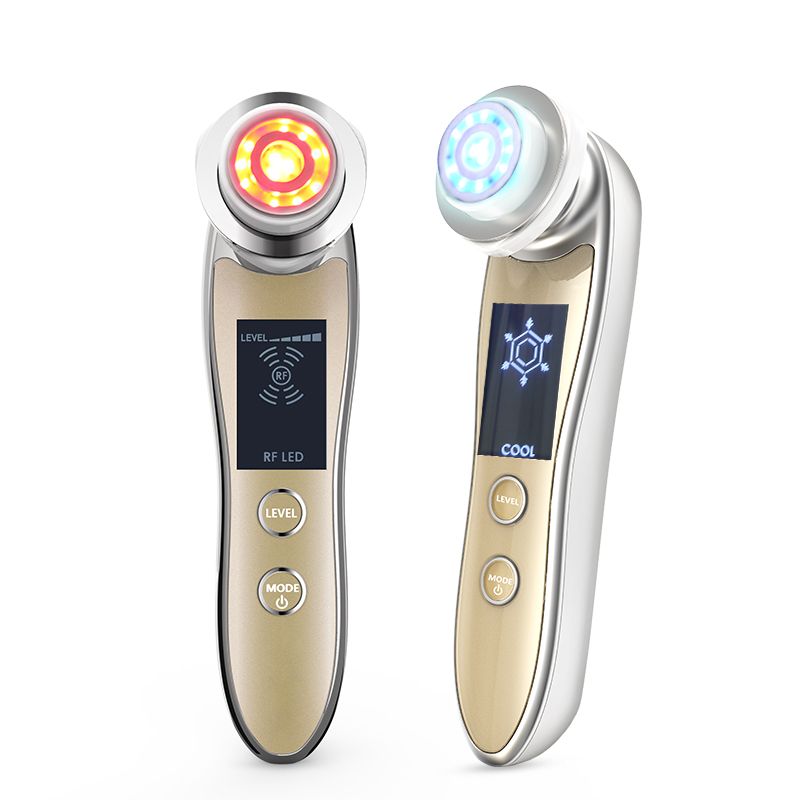 เครื่องนวดหน้า 5 in 1 ร้อน-เย็ - Galvanic Skin Sensor บทวิจารณ์และราคา