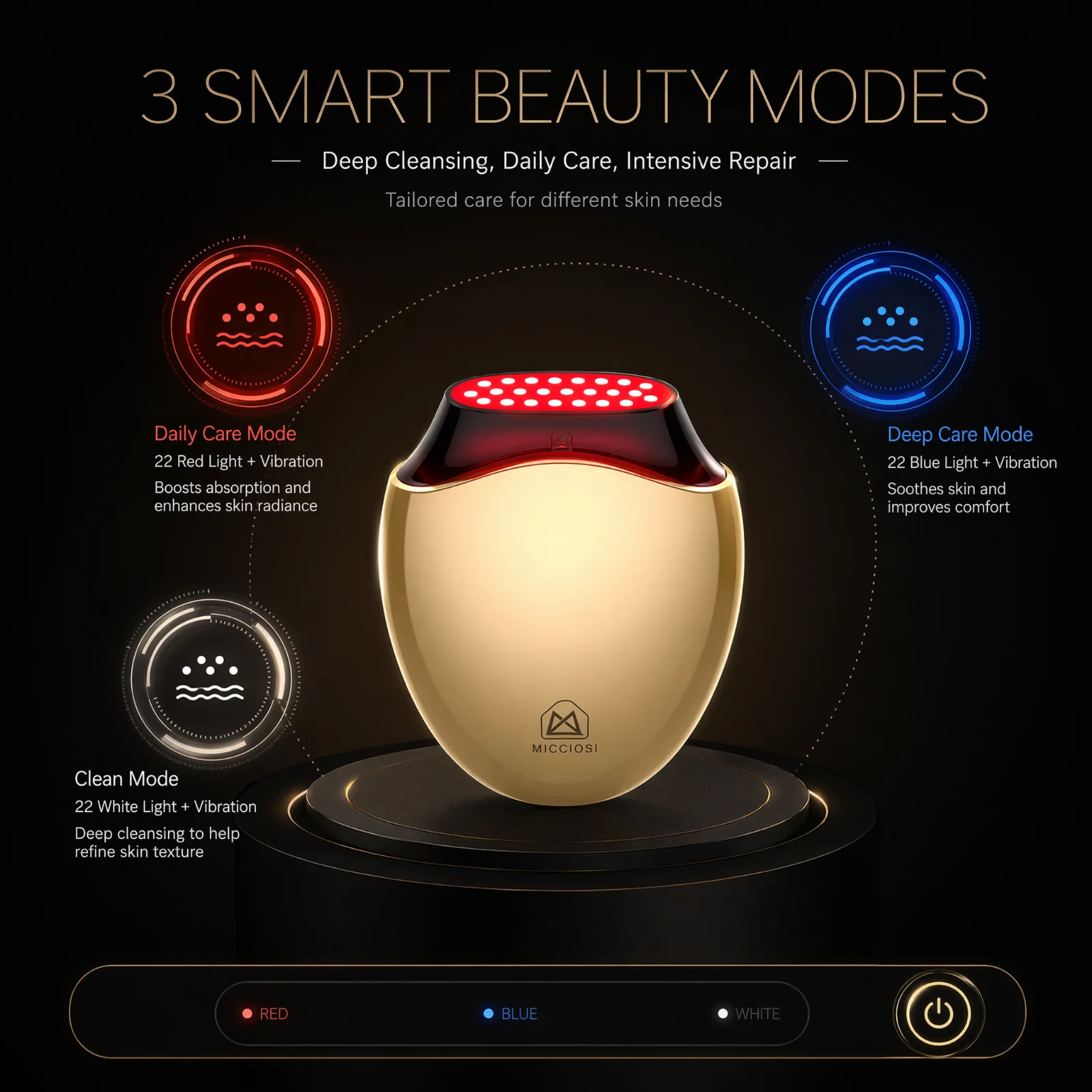 เครื่องนวดหน้าคอลลาเจน บิวตี้  - Galvanic Skin Sensor บทวิจารณ์และราคา