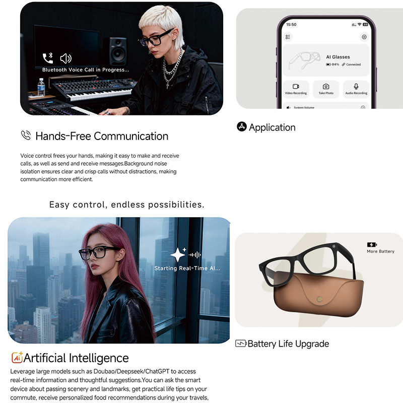 แว่นตาอัจฉริยะ AI ปี 2026 กล้อ - Smart Glasses Lens บทวิจารณ์และราคา