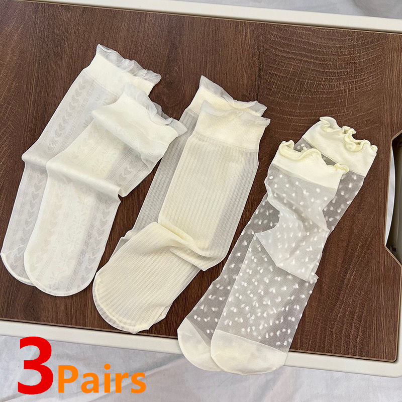 3 คู่/ล็อตเด็กทารกเข่าสูงถุงเท - Baby Sock Oximeter บทวิจารณ์และราคา