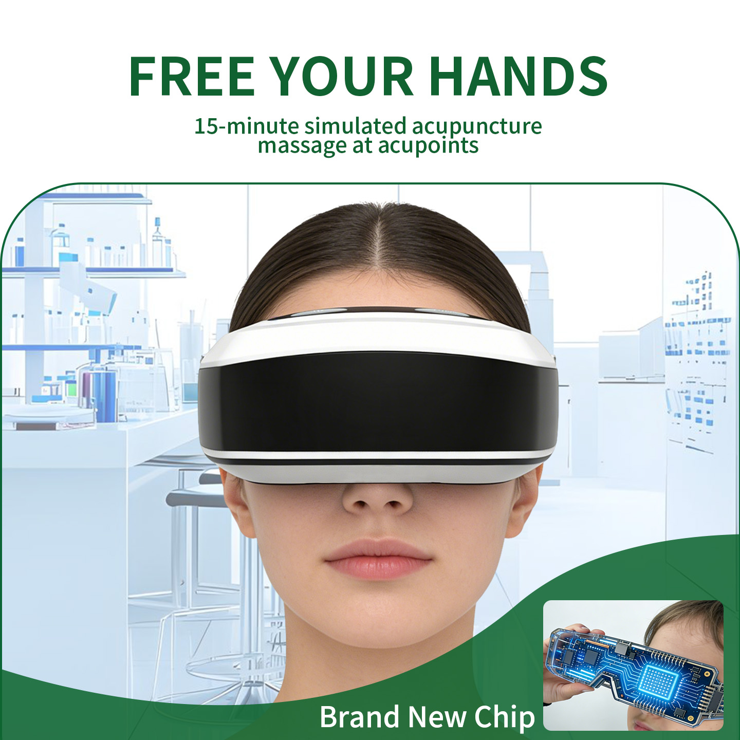 เครื่องนวดตาแบบพัลส์ รุ่นใหม่  - Light Therapy Glasses บทวิจารณ์และราคา