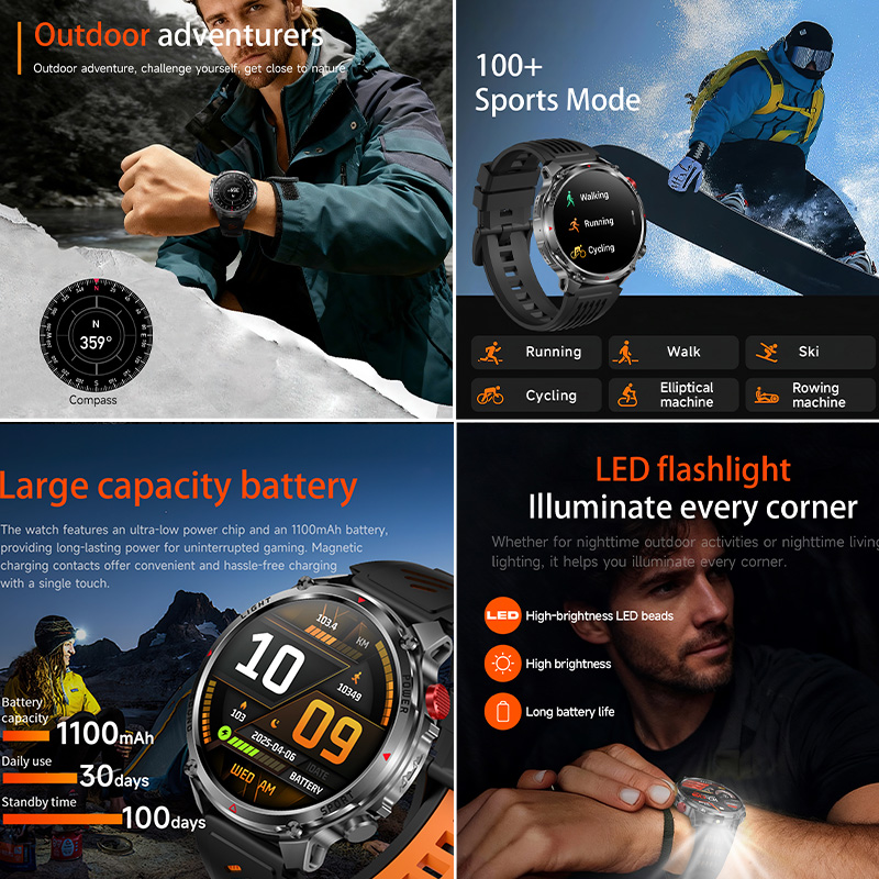 นาฬิกาสมาร์ทวอทช์โทรไร้สาย กัน - Breath Rate Monitor บทวิจารณ์และราคา