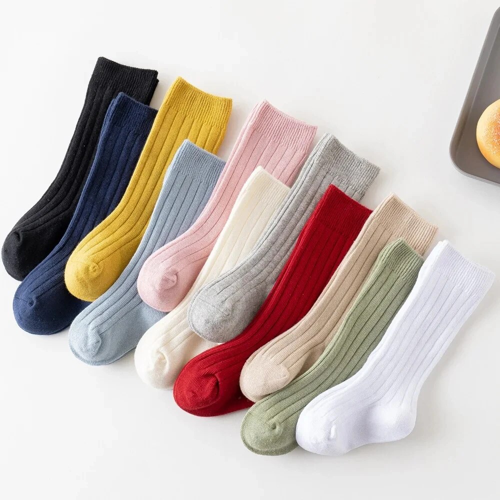3 คู่/ล็อตเด็กเข่าสูงถุงเท้าเด - Baby Sock Oximeter บทวิจารณ์และราคา